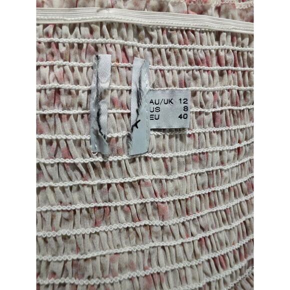 PRINCESS POLLY Allover-Smocking Long Sleeve Dress - Picture 6 of 7